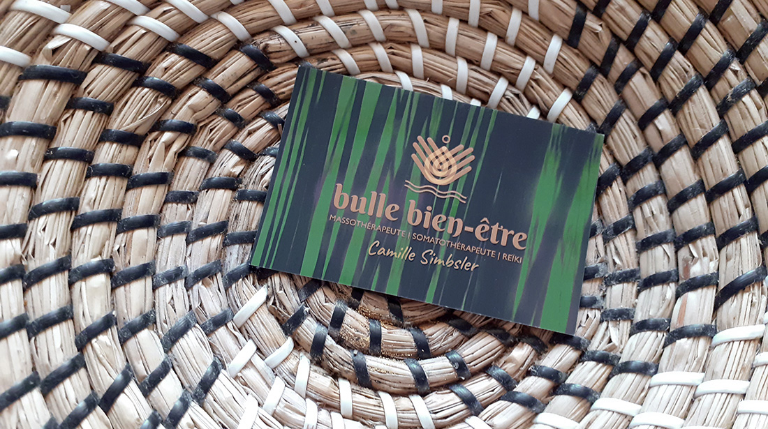 Bulle Bien-être business card