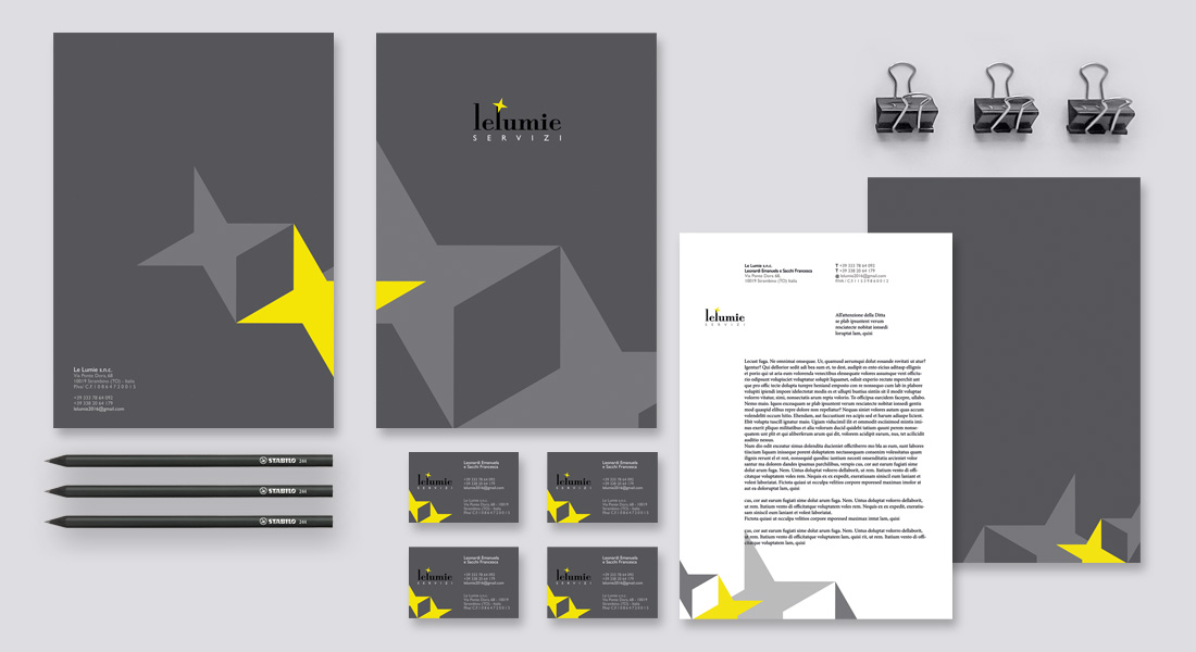 Le lumie Servizi Corporate Identity