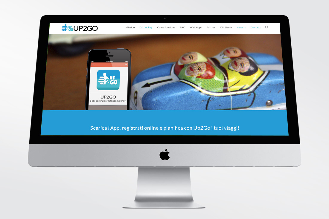 UP2GO website